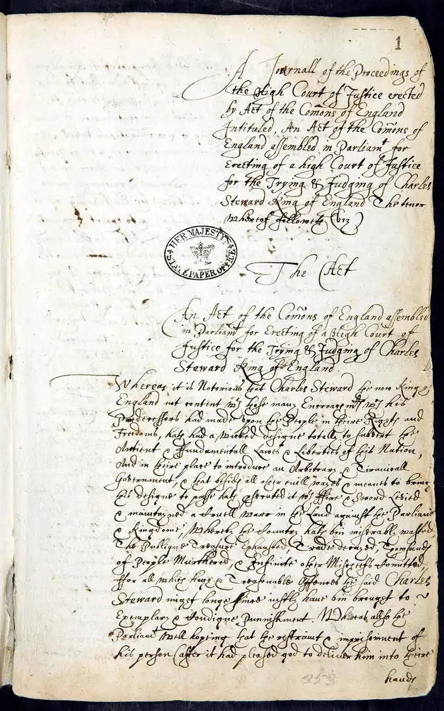 A handwritten document