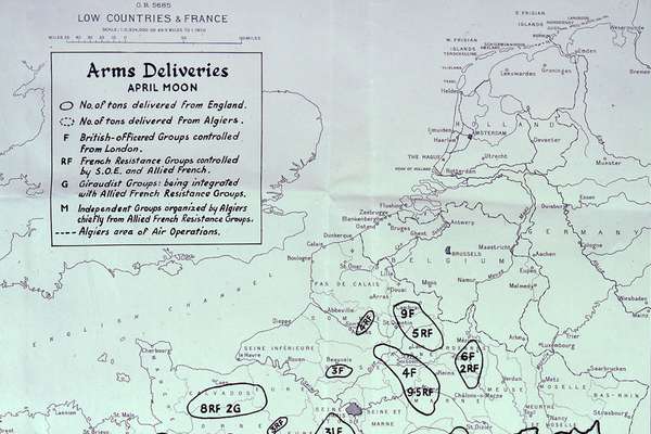 French resistance arms deliveries