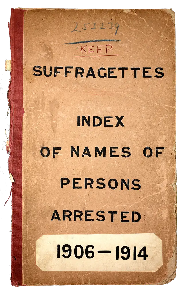 Frayed cover of a book, with its title written in large capital letters.