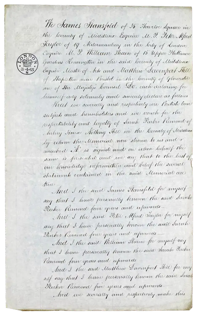 Page of handwritten text.