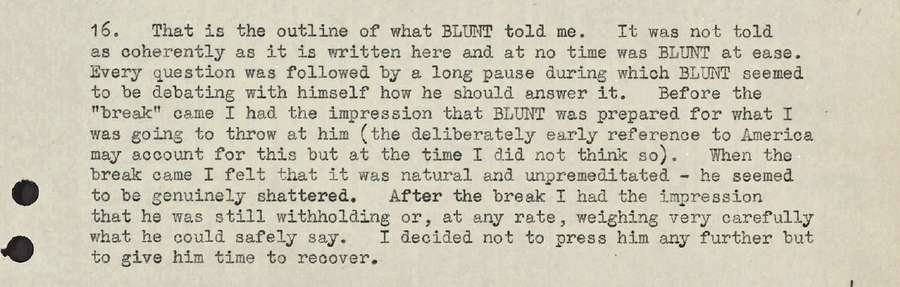 Section of a typewritten document.