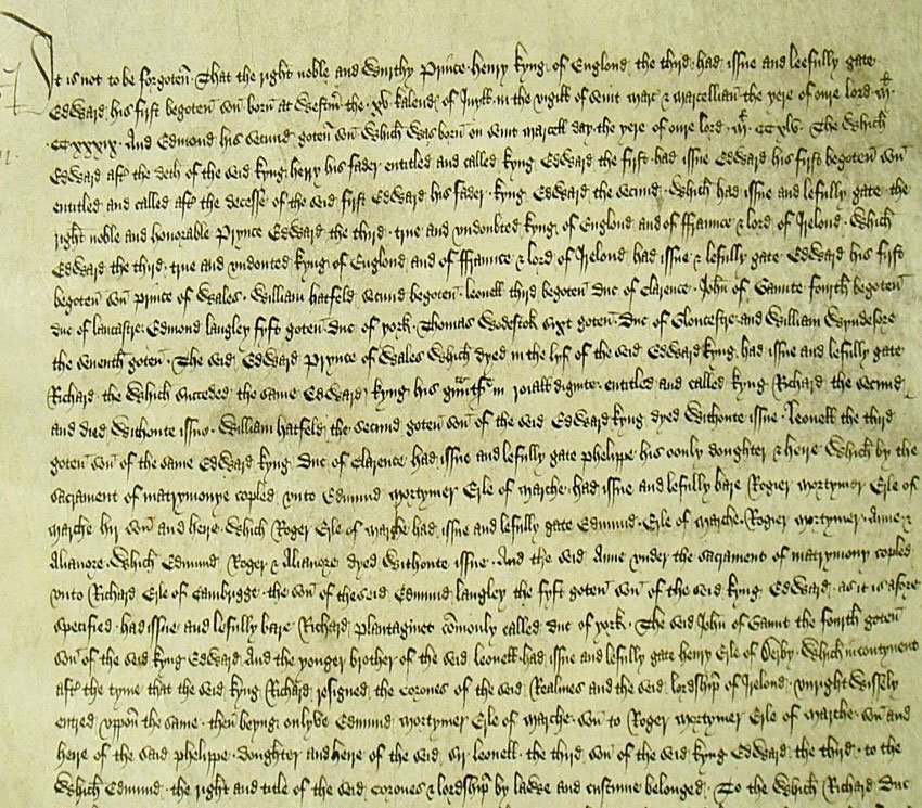 A handwritten document written in one paragraph from top to bottom of the page.