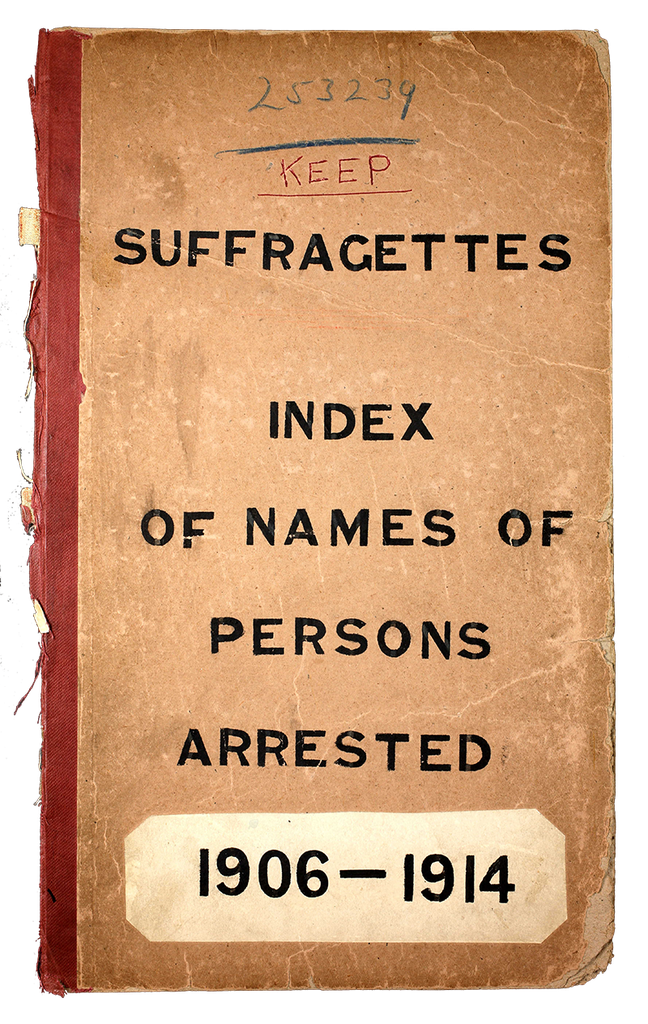 Frayed cover of a book, with its title written in large capital letters.