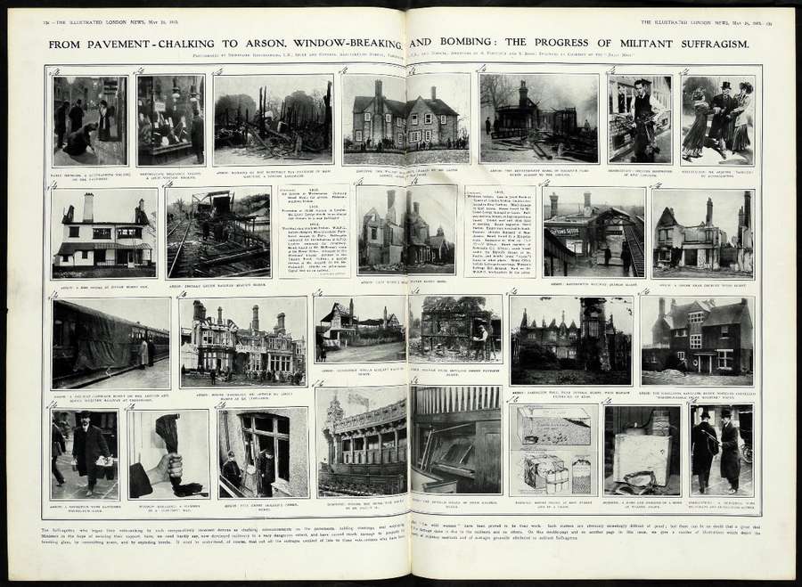 A double-page spread from the Illustrated London News.