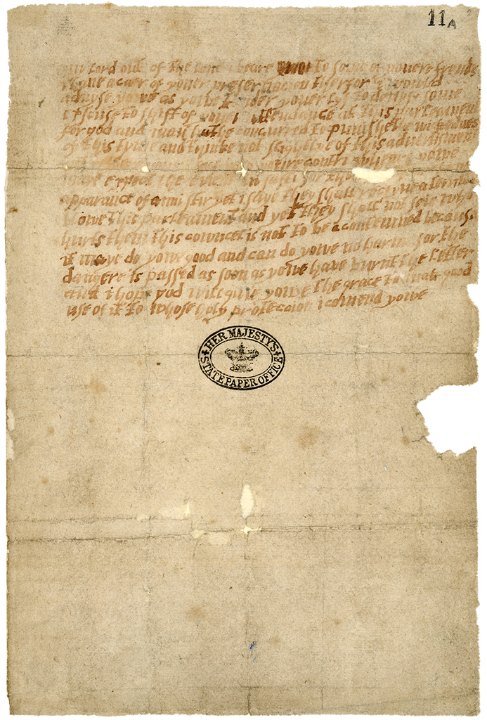 Yellowed parchment with untidy handwriting in a single, long paragraph.